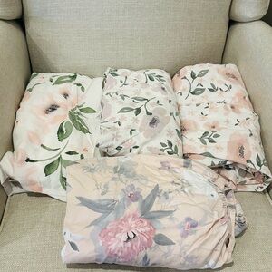 Pottery Barn Kids crib sheets (set of 4)